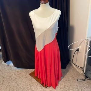 Maeve color block sleeveless dress